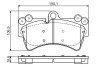 Колодки гальмівні дискові AUDI / PORSCHE / VW Q7 / Cayenne / Touareg передня сторона 02-10 BOSCH 0986495435 (фото 1)