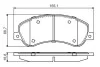 Тормозные колодки дисковые FORD Transit 2,2-2,4TDCI 06 - PR2 BOSCH 0986495436 (фото 1)