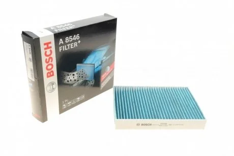 Фильтр салона с актив.вуг. + NISSAN Qashqai \'\' 1,2-1,6 \'\'13 >> BOSCH 0986628546 (фото 1)