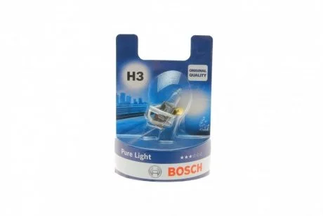 Фото 1 - лампа H3 55W 12V Pure Light блістер BOSCH 1987301006 Лампа H3 55W 12V Pure Light блістер BOSCH 1987301006 (фото 1)