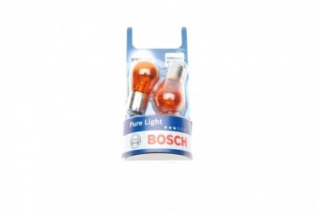 Лампа PY21W 12V блістер 2 шт. BOSCH 1987301018