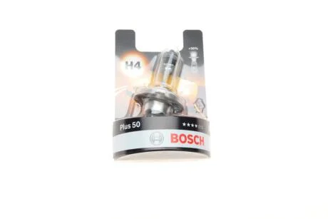 Лампа фарна А 12-60+55 ВАЗ H4 plus 60 бліжн., дальн. світло BOSCH 1987301040
