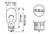 Автолампа Pure Light W16W W2,1x9,5d 16 W прозрачная BOSCH 1987301049 (фото 6)
