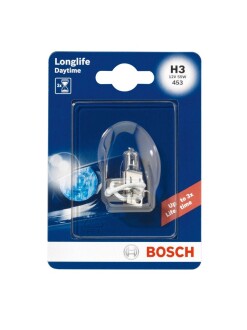 Автолампа Longlife Daytime H3 PK22s 55 W BOSCH 1987301053