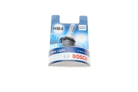 Лампа HB4 51W 12V Pure Light блістер BOSCH 1987301063