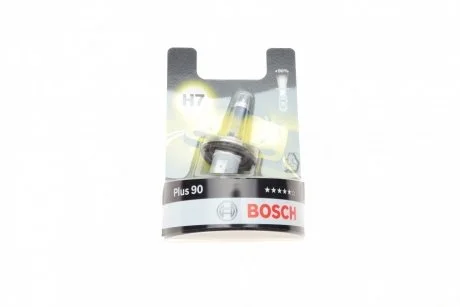 Лампа Н7 55W 12V Plus 90 блістер BOSCH 1987301078