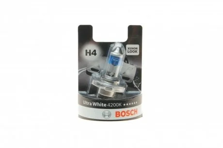 Автолампа H4 P43t 55 W 60 W BOSCH 1987301089