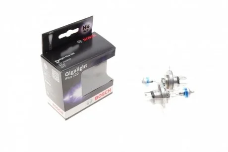 Автолампа Gigalight Plus 120 H4 P43t 60 W 55 W прозрачно-голубой BOSCH 1987301106 (фото 1)