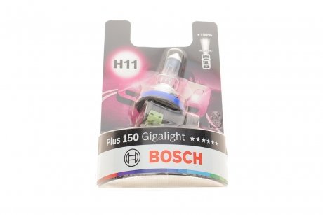 Лампа H11 12V 55W Plus 150 Gigalight - кратн. 10 шт BOSCH 1 987 301 138