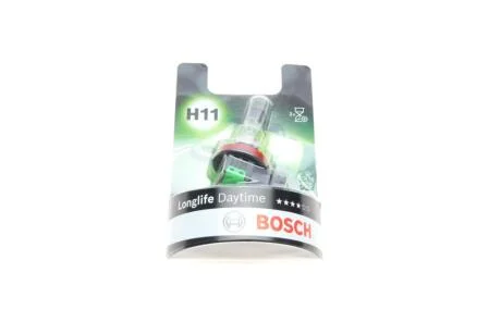 Лампа накалу H11 12V 55W PGJ19-2 LONGLIFE DAYTIME (вир-во Bosch) BOSCH 1987301340