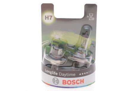 Лампа розжарювання H7 12V 55W PX26d Longlife Daytime (компл. 2шт) BOSCH 1 987 301 416