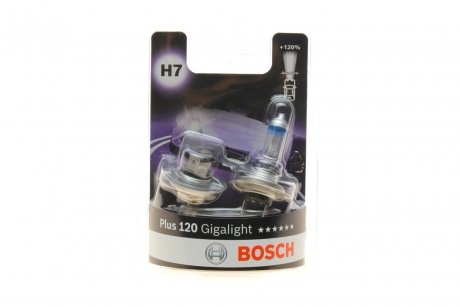 Лампа H7 55W 12V Gigalight Plus 120 - кратн. 10 шт BOSCH 1987301426