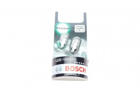 Лампа LED Retrofit W5W к-т 2 шт BOSCH 1987301505 (фото 1)