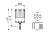 Лампа LED Retrofit W3x16q (W21/5W) 12В 2,5Вт (блістер - 2шт.) RED - кратн. 10 шт BOSCH 1987301525 (фото 6)