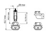 Лампа H27/2W 27W 12V Pure Light картон BOSCH 1987302025 (фото 2)