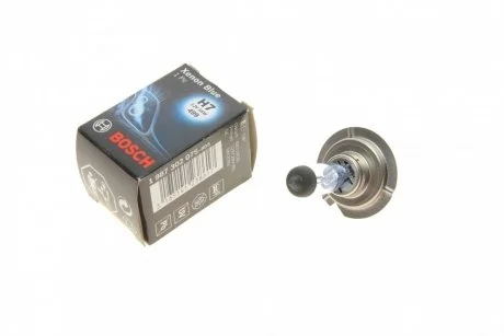 Лампа H7 55W 12V Xenon Синій картон BOSCH 1987302075