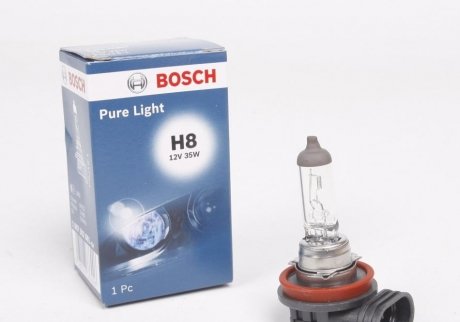 Лампа H8 35W 12V Pure Light картон BOSCH 1987302081 (фото 1)