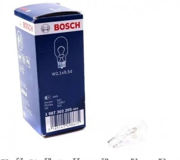 Лампа розжарювання BOSCH 1987302205