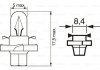 Лампа панелі приладів BOSCH 1987302235 (фото 6)
