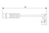Датчик износа тормозных колодок MB C / CLK / E / SLK передняя сторона 97 -04 BOSCH 1987473008 (фото 1)