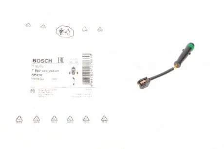 Датчик износа тормозных колодок BOSCH 1987473038