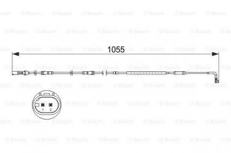 Датчик износа тормозных колодок BMW 7 08 - BOSCH 1987473506 (фото 1)