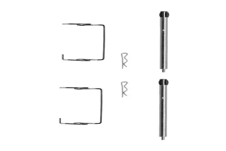 Монтажный комплект тормозов. колодок RENAULT Nevada / Espace / Laguna \'\' 1.8-3.0 \'\'86 -02 BOSCH 1987474278