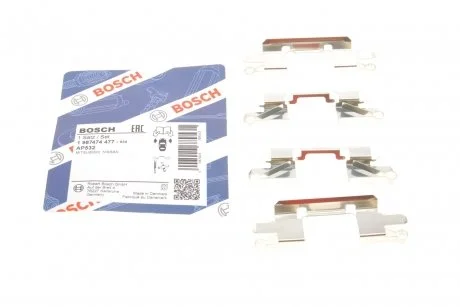 КМП тормозных колодок MITSUBISHI L200 / Triton 2,4-3,5 06 - BOSCH 1987474477