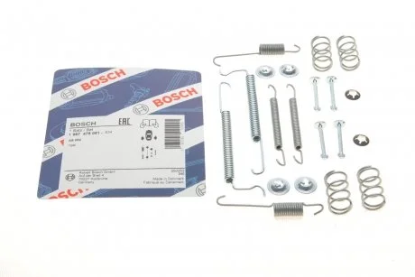 Монтажный комплект тормозных колодок BOSCH 1 987 475 081