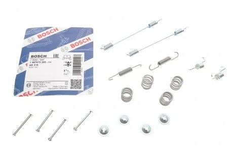 Комплект барабанных колодок SMART Fortwo 0,8-1,0 07 - BOSCH 1987475365