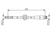 Тормозной шланг FIAT / JEEP / OPEL Doblo / Renegade / Combo \'\' F \'\'10 >> BOSCH 1987481671 (фото 2)
