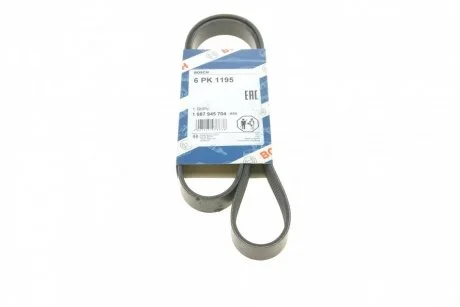 Ремень приводной поликлиновый 6PK1195 BOSCH 1987945704
