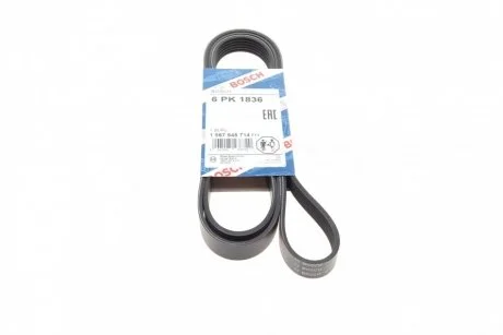 Ремень П-клиновой 6PK1836 BOSCH 1987945714