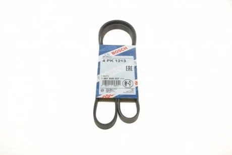 Ремінь П-клиновий 4PK1213 BOSCH 1987946007
