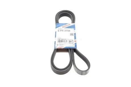 Ремень приводной поликлиновый 6PK2155 BOSCH 1987946041