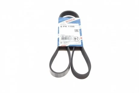 Ремень приводной поликлиновый 6PK1185 BOSCH 1987946063