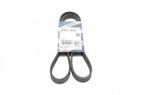 Ремень приводной поликлиновый 6PK1270 BOSCH 1987946103
