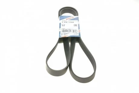 Ремень приводной поликлиновый 7PK1705 BOSCH 1987947044