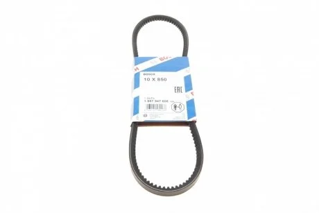 Ремень клиновой 10 * 850 BOSCH 1987947606
