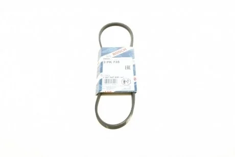 Ремень приводной поликлиновый 3PK735 BOSCH 1987947800