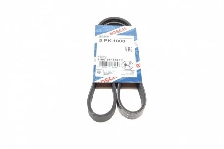 Ремень приводной поликлиновый 5PK1000 BOSCH 1987947814