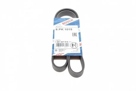 Ремень приводной поликлиновый 6PK1015 BOSCH 1987947816