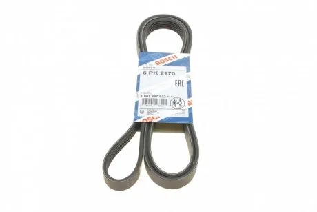 Ремінь П-клиновий 6PK2170 BOSCH 1987947822