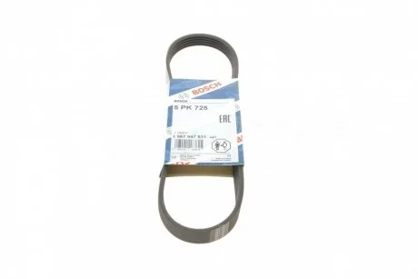 Ремінь П-клиновий 5PK725 BOSCH 1987947831