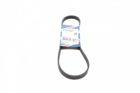 Ремень приводной поликлиновый 5PK830 BOSCH 1987947837