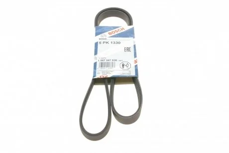 Ремень приводной поликлиновый 5PK1330 BOSCH 1987947838
