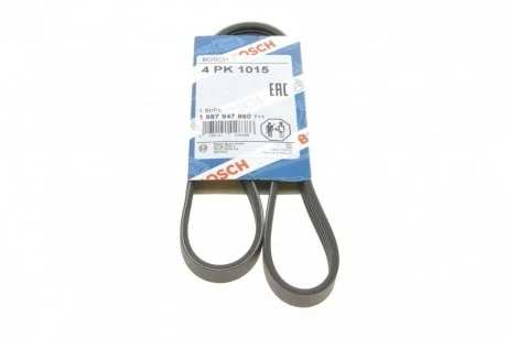 Ремень приводной поликлиновый 4PK1015 BOSCH 1987947860