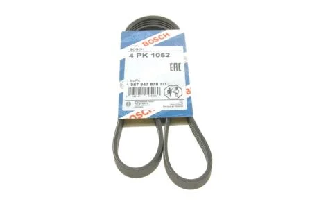 Ремінь П-клиновий 4PK1052 BOSCH 1987947878