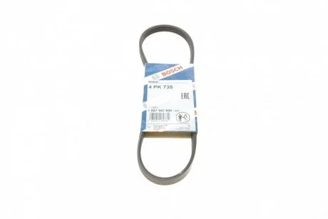 Ремень приводной поликлиновый 4PK735 BOSCH 1987947890