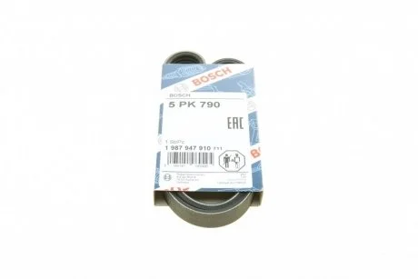 Ремень приводной поликлиновый 5PK790 BOSCH 1987947910